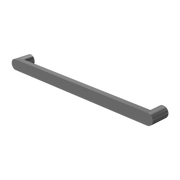 Nero Bianca 240V Single Heated Towel Rail Gun Metal (NR9025HGM)