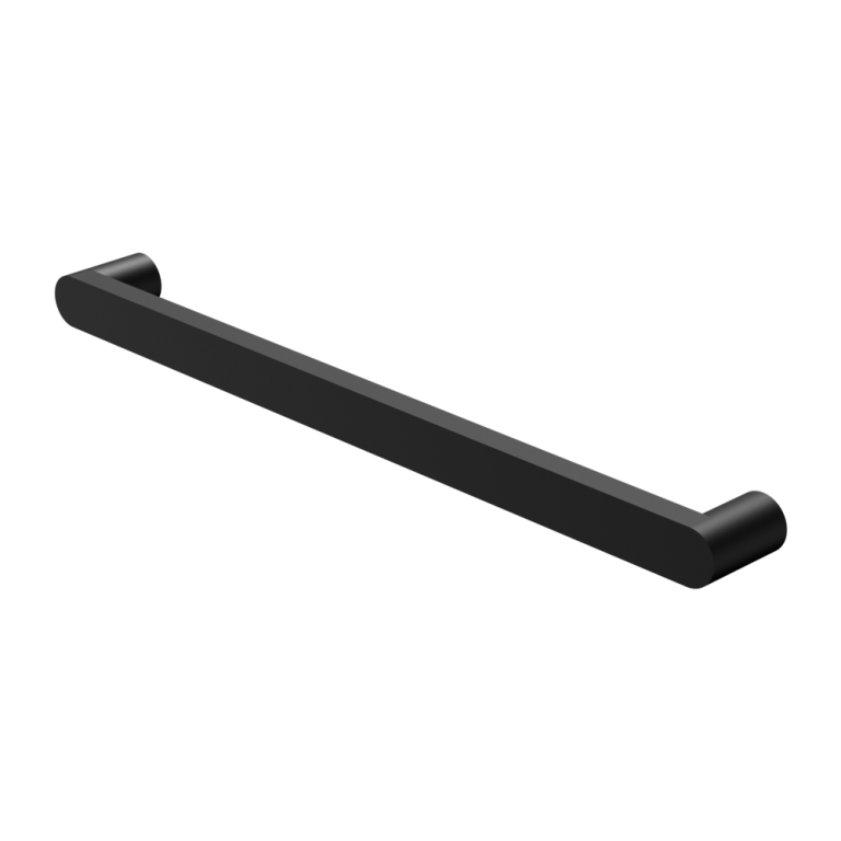 Nero Bianca 240V Single Heated Towel Rail Matte Black (NR9025HMB)