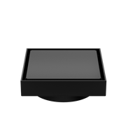 Nero 130mm Square Tile Insert Floor Waste 100Mm Outlet Matte Black (NRFW008MB)