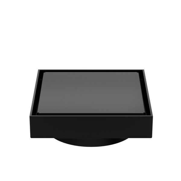 Nero 130mm Square Tile Insert Floor Waste 100Mm Outlet Matte Black (NRFW008MB)