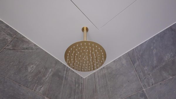 Nero 250mm Round Shower Head Brushed Gold (NRROA1001BG)