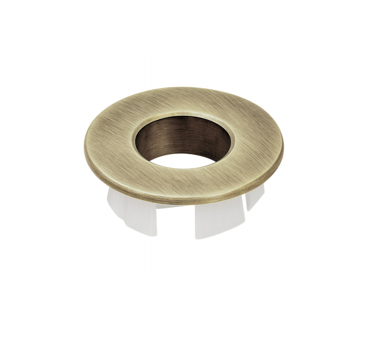 Nora Overflow Cover for Ceramic Basin Brushed Brass Finish (OF01-B-BB)
