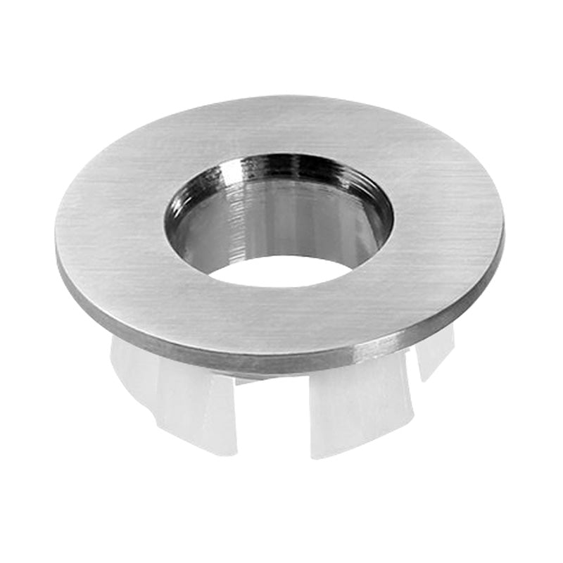 Nora Overflow Cover for Ceramic Basin Brushed Nickel Finish (OF01-B-BN)
