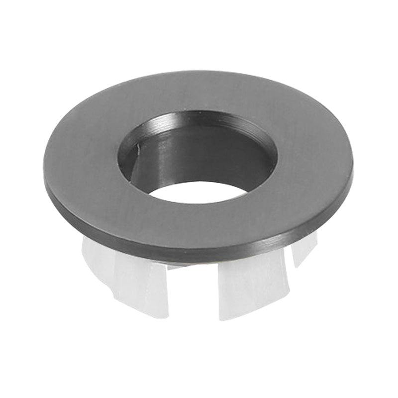 Nora Overflow Cover for Ceramic Basin Gunmetal Finish (OF01-B-GM)