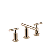 Kohler Purist Basin Set with Low Spout Rose Gold (14410A-B4-RGD)