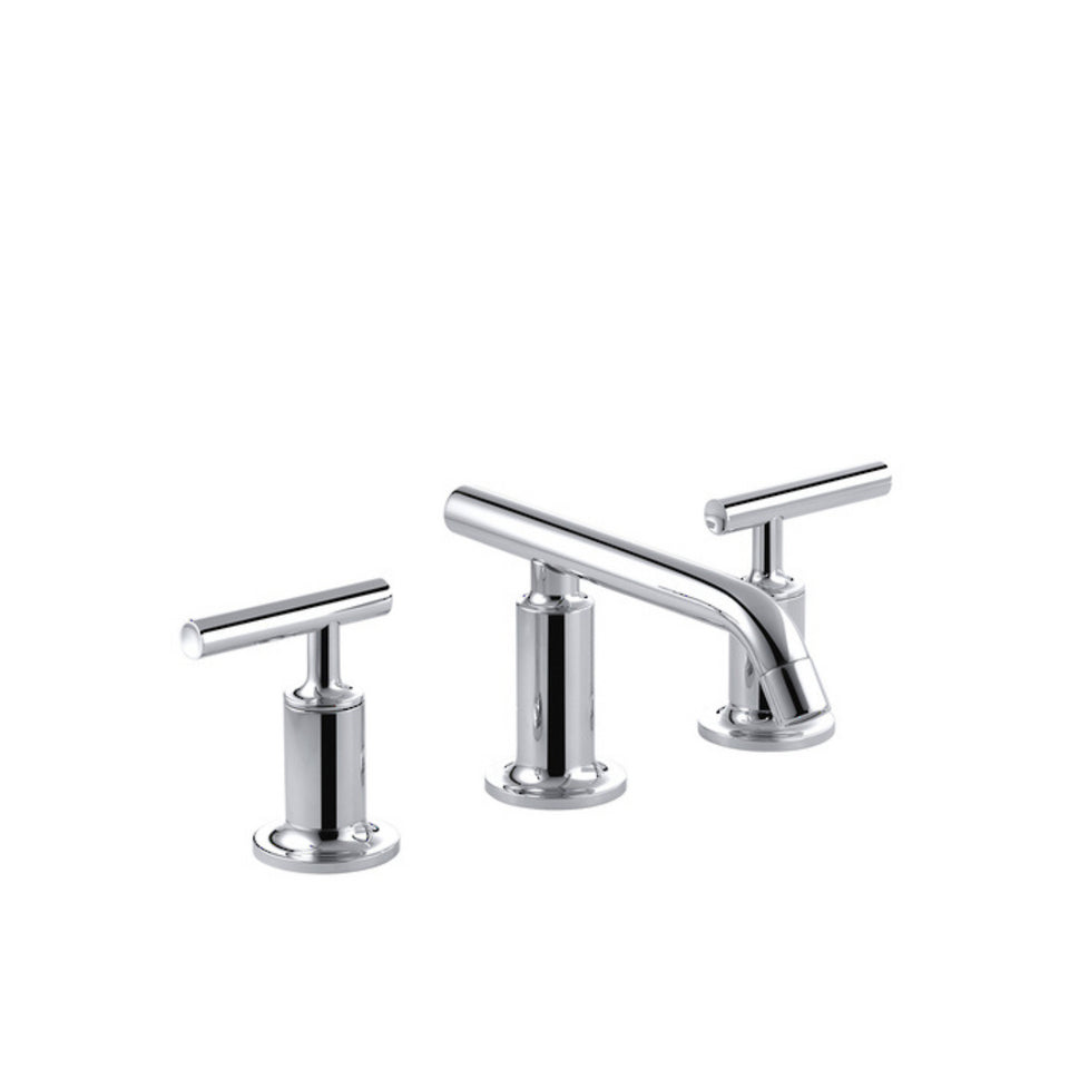 Kohler Purist Basin Set with Low Spout Chrome (14410A-B4-CP)