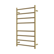 Nora Verona Heated Towel Rail Round 8 Bar H1000*W600*D120mm Brushed Brass (RBHTR-BB-R1060)