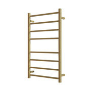 Nora Modena Heated Towel Rail Square 8 Bar H1000*W600*D120mm Brushed Brass (RBHTR-BB-S1060)