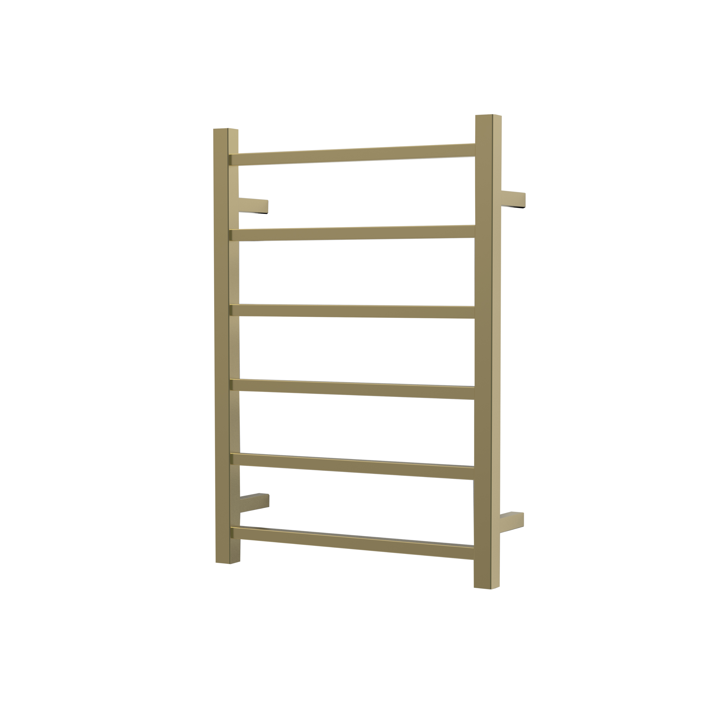 Nora Modena Heated Towel Rail Square 6 Bar H700*W500*D120mm Brushed Brass (RBHTR-BB-S7050)