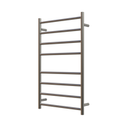 Nora Verona Heated Towel Rail Round 8 Bar H1000*W600*D120mm Brushed Nickel (RBHTR-BN-R1060)