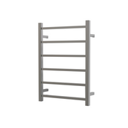 Nora Modena Heated Towel Rail Square 6 Bar H700*W500*D120mm Brushed Nickel (RBHTR-BN-S7050)