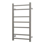 Nora Modena Heated Towel Rail Square 7 Bar H820*W450*D120mm Brushed Nickel (RBHTR-BN-S8245)