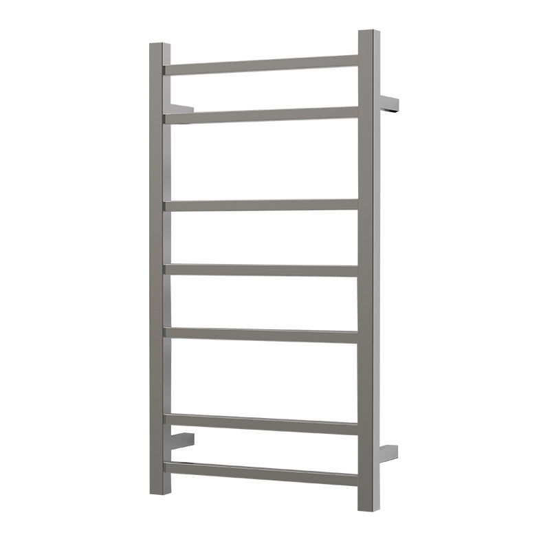 Nora Modena Heated Towel Rail Square 7 Bar H820*W450*D120mm Brushed Nickel (RBHTR-BN-S8245)