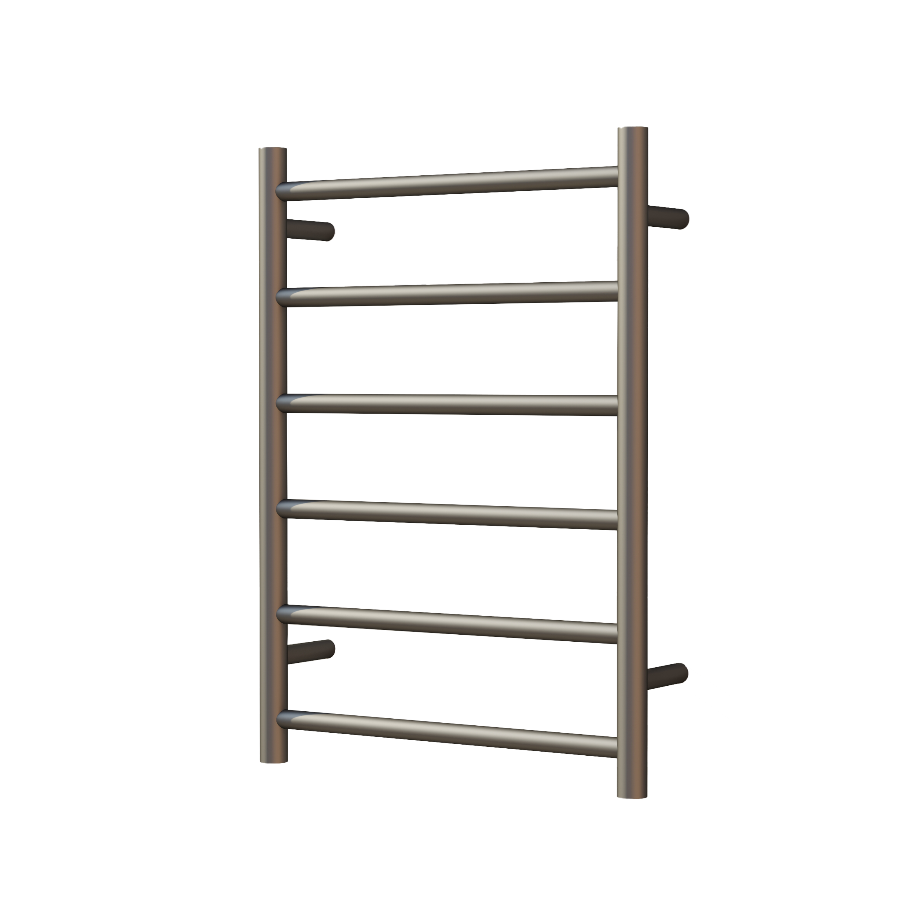 Nora Verona Heated Towel Rail Round 6 Bar H700*W500*D120mm Gun Metal (RBHTR-GM-R7050)