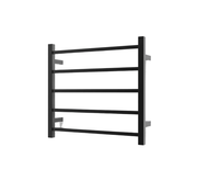 Nora Modena Heated Towel Rail Square 5 Bar H550*W600*D120mm Gunmetal (RBHTR-GM-S5560)