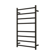 Nora Verona Heated Towel Rail Round 8 Bar H1000*W600*D120mm Matte Black (RBHTR-MB-R1060)