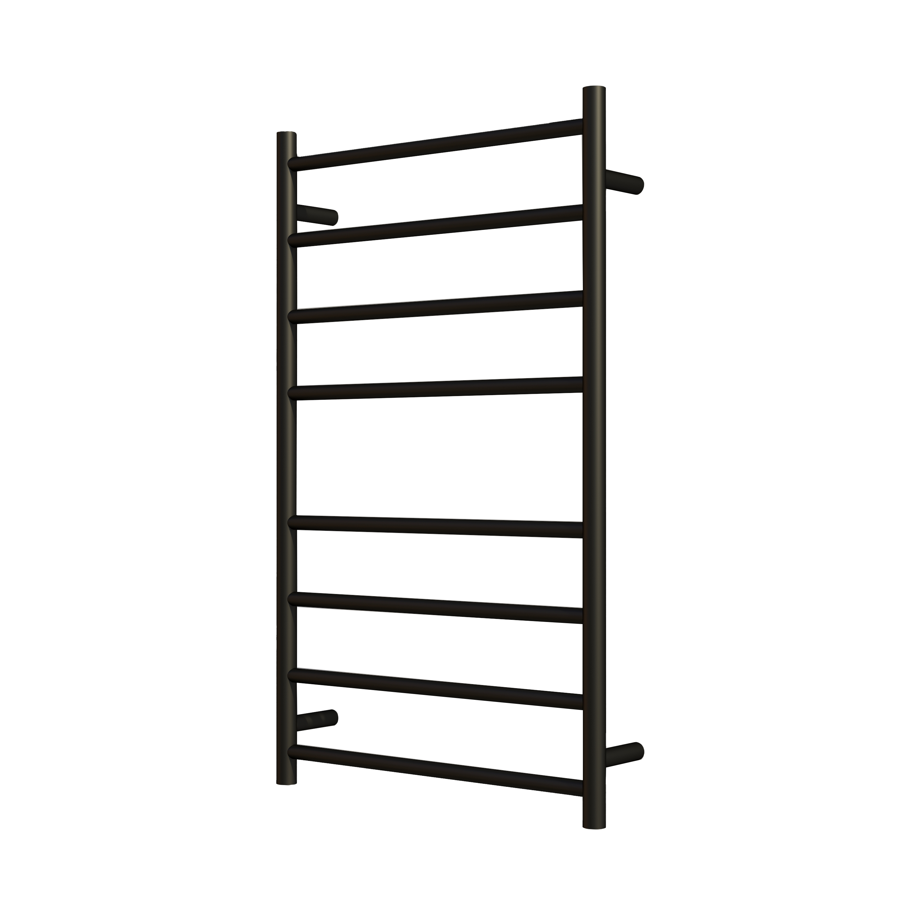 Nora Verona Heated Towel Rail Round 8 Bar H1000*W600*D120mm Matte Black (RBHTR-MB-R1060)