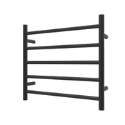 Nora Verona Heated Towel Rail Round 5 Bar H550*W600*D120mm Matt Black (RBHTR-MB-R5560)