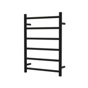Nora Verona Heated Towel Rail Round 6 Bar H700*W500*D120mm Matte Black (RBHTR-MB-R7050)