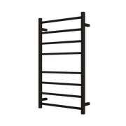 Nora Modena Heated Towel Rail Square 8 Bar H1000*W600*D120mm Matte Black (RBHTR-MB-S1060)