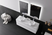 Nora Modena Wall-Hung Vanity Double White W1780*D455*H520 (RBV-1010MCWH1800)