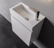 Nora Modena Wall-Hung Vanity White W448*D250*H520 (RBV-1010MCWH450)