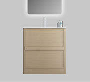 Nora Rimini Floor Standing Vanity, Log Walnut, W740*D455*H837 (RBV-1689MCLWN750) CABINET ONLY