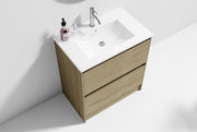 Nora Verona Floor Standing Vanity North American Oak W740*D455*H820 (RBV-6009MCNAO750) CABINET ONLY