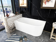 Nora Quadro Corner (Left) Free Standing Bath with overflow 1500mm (RN2009BL-1500)