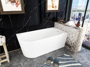 Nora Quadro Corner (Right) Free Standing Bath with overflow 1500mm (RN2009BR-1500)