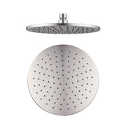 Nero 250mm Round Shower Head Brushed Nickel (NRROA1001BN)