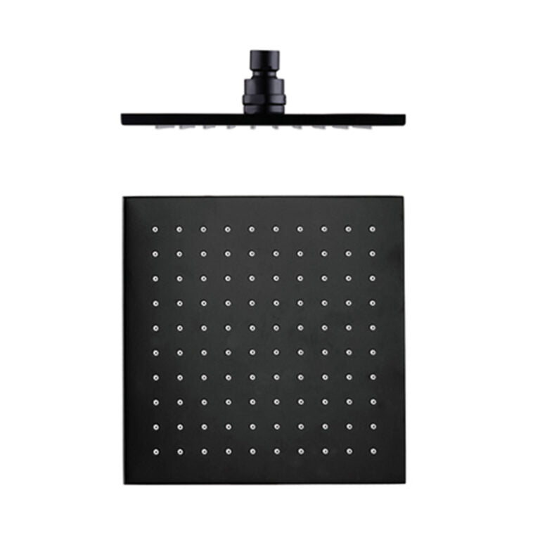 Nero 250mm Square Shower Head Matte Black (NRROB1003MB)