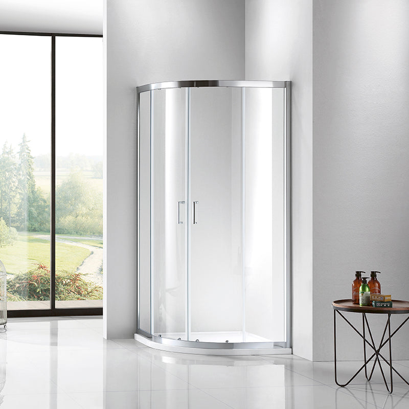 Nora Modena Range Curve Shape Shower Glass Sliding Door 1200*900*1900mm (SG-MO-SD-12C1900)