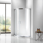Nora Modena Range Curve Shape Shower Glass Sliding Door, 900*900*1900 (SG-MO-SD-9C1900)