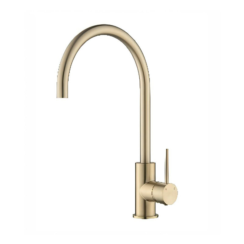 Nora Modena Kitchen Mixer Brushed Gold PVD and Anti-fingerprint 304 Stainless Steel (SSKM01FG)