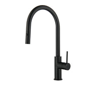 Nora Modena Pull-out Kitchen Mixer with Spray Electro-plated Matt Black 304 Stainless Steel (SSPKM06BK)