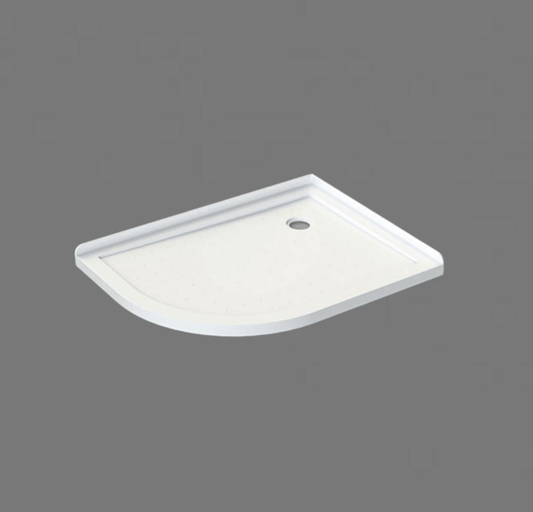 Nora Shower Tray Curve Right-Handed Corner Waste 1200×900mm (STC12CR)