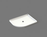 Nora Shower Tray Curve Right-Handed Centre Waste 1200×900mm (STC12MR)