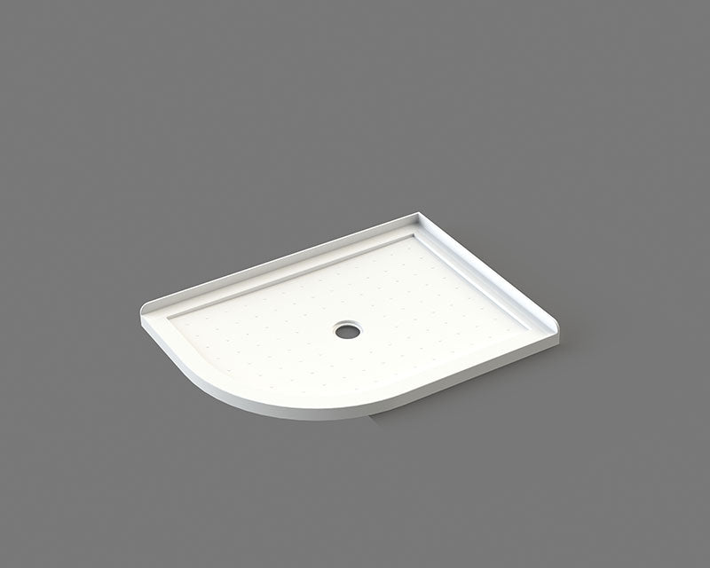 Nora Shower Tray Curve Right-Handed Centre Waste 1200×900mm (STC12MR)