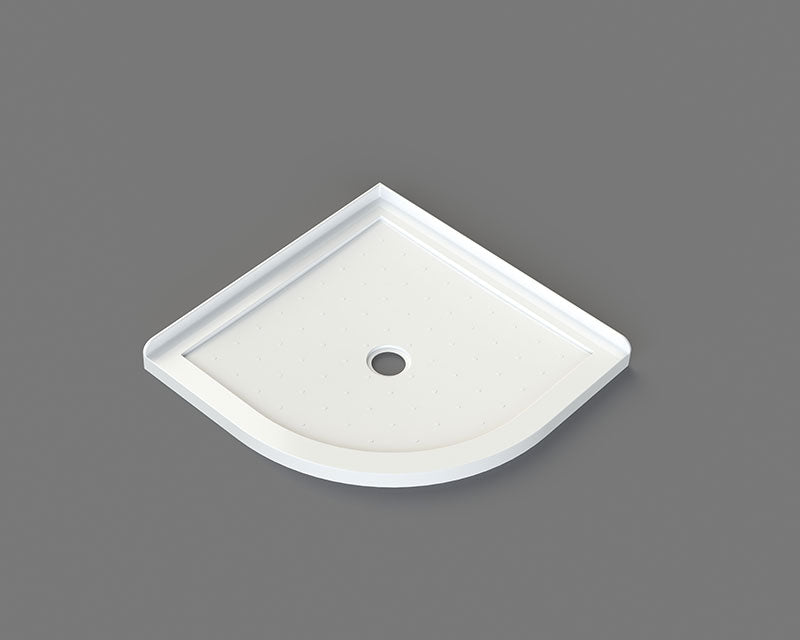 Nora Shower Tray Curve Centre Waste 1000mm (STC1M)