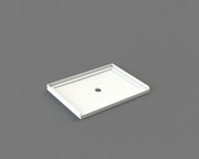 Nora Shower Tray 3-lip Rectangle Corner Waste 900x1200x900mm (STS12C3L)