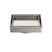 Nora Modena Tile Insert Floor Drain 115mm Brushed Nickel (TI-11575BN)