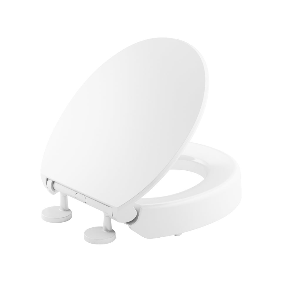 Kohler Hyten® Elevated Quiet-Close™ Round-Front Toilet Seat (25876-0)