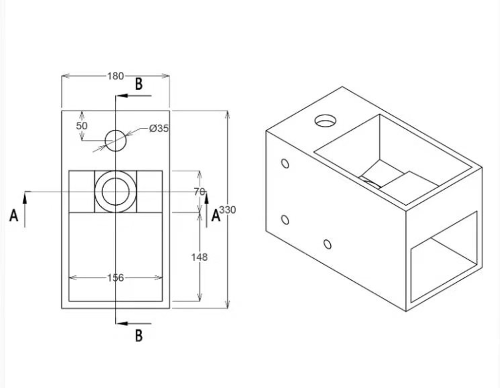 Nora Venezia Solid Surface Wall-Hung Basin With Open Shelf Left Hand Matt White (WA29L)