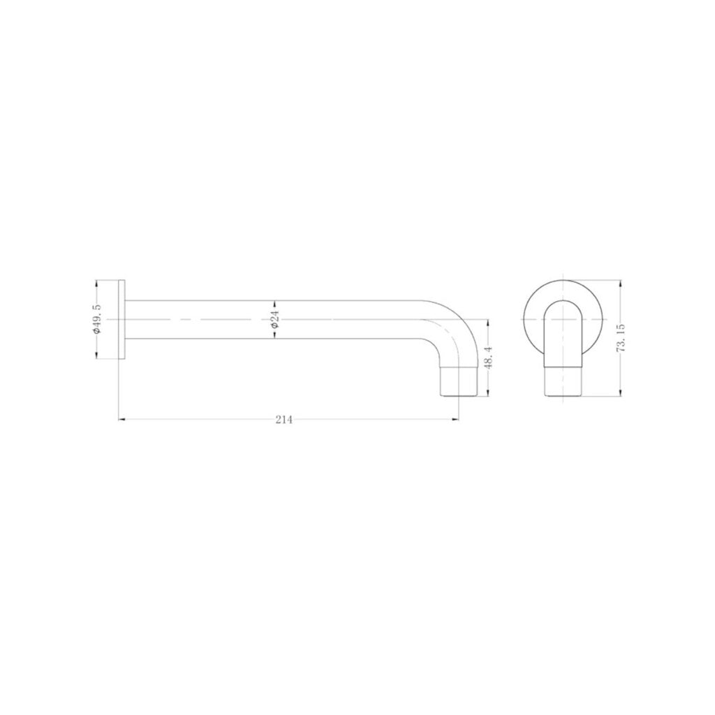 Nero Classic Bath Outlet Chrome (NR110003CH)