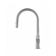 Nora Modena Pull-out Kitchen Mixer with Spray Electro-plated Brushed Nickel 304 Stainless Steel (SSPKM06BN)
