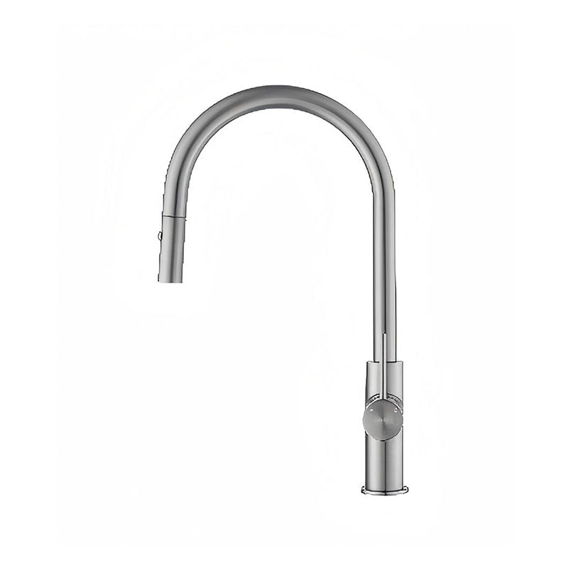 Nora Modena Pull-out Kitchen Mixer with Spray Electro-plated Brushed Nickel 304 Stainless Steel (SSPKM06BN)